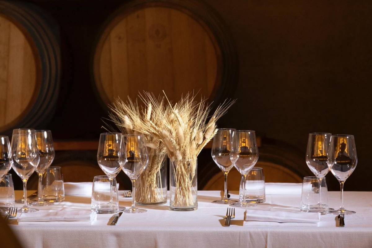 Cena romantica in bottaia per due nel Cincinnato Wine Resort